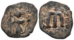 Arab Byzantine Coins,

Reference:

Condition: Very Fine

Weight =4.2gr
Heıght =23mm