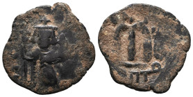 Arab Byzantine Coins,

Reference:

Condition: Very Fine

Weight =3.9gr
Heıght =23.6mm