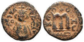 Arab Byzantine Coins,

Reference:

Condition: Very Fine

Weight =4.6gr
Heıght =19.6mm