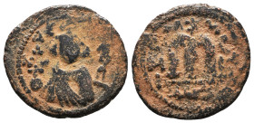 Arab Byzantine Coins,

Reference:

Condition: Very Fine

Weight =4.3gr
Heıght =21.4mm