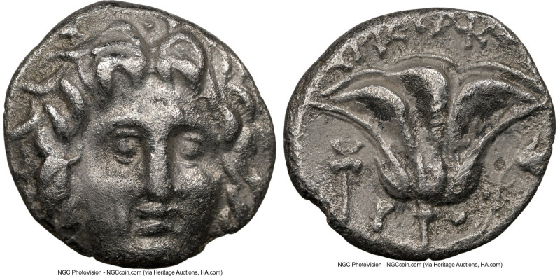 CARIAN ISLANDS. Rhodes. Ca. late 3rd-early 2nd centuries BC. AR drachm (14mm, 11...