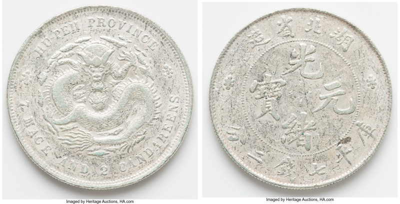 Hupeh. Kuang-hsü Dollar ND (1895-1907) VF (Altered Surfaces), Wuchang mint, KM-Y...