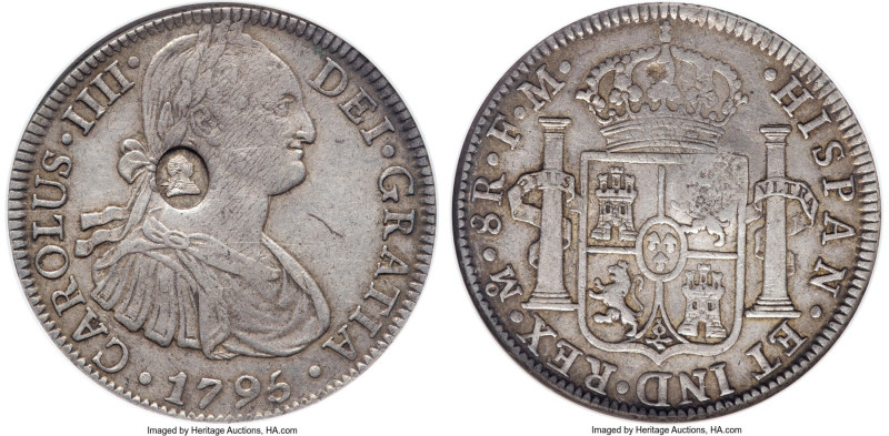 George III Counterstamped Bank Dollar of 5 Shillings ND (c. 1797) AU55 NGC, KM63...