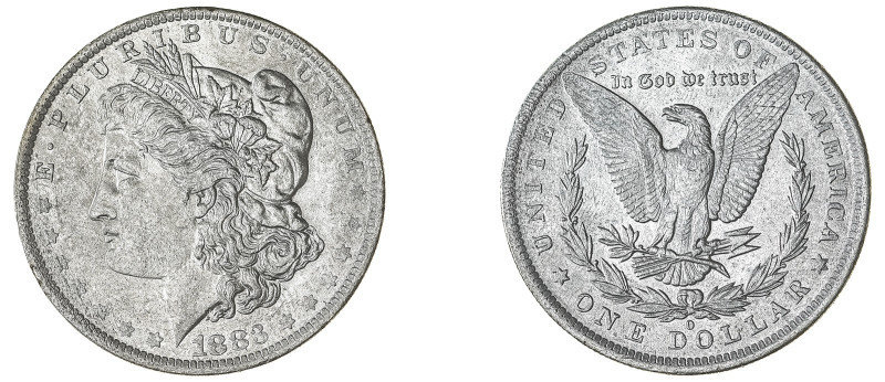 USA. Federal Republic, 1776-. “Morgan” Dollar, 1883 O, New Orleans mint, 26.65g ...