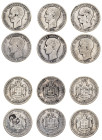 Greece. King George I, 1863-1913. Lot of 6 coins comprising of Drachma, 1873 A, First Type, Paris mint, 4.76g to 4.86g (KM38; Divo 53b; IV3). 

Very g...