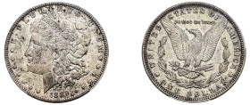 USA. Federal Republic, 1776-. “Morgan” Dollar, 1889, Philadelphia mint (KM110).

Graded AU Details, Cleaned PCGS.