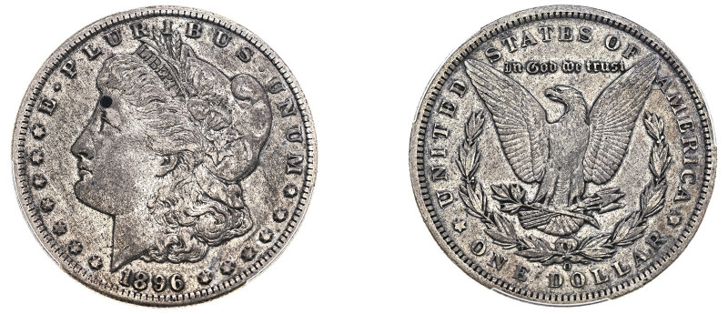 USA. Federal Republic, 1776-. “Morgan” Dollar, 1896 O, New Orleans mint (KM110)....