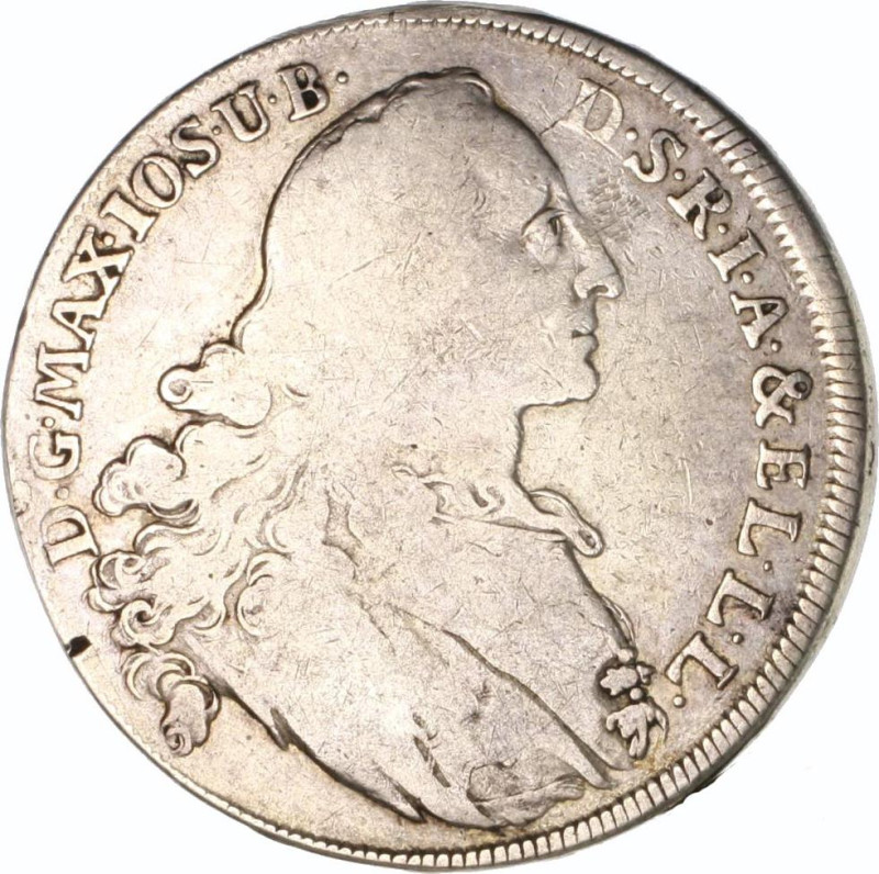 Bayern. 
Maximilian III. Joseph 1745-1777. Lot von 3 Stücken: 1/2 Taler 1753 (H...
