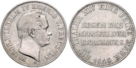 Brandenburg/-Preußen. 
Friedrich Wilhelm IV. 1840-1861. Ausbeutetaler 1848 A. Kahnt&nbsp;376, Davenport&nbsp;770, AKS&nbsp;75, Thun&nbsp;257. . 
ss