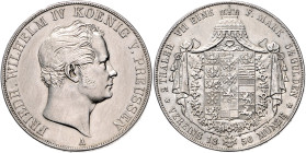 Brandenburg/-Preußen. 
Friedrich Wilhelm IV. 1840-1861. Doppeltaler 1850 A. Kahnt&nbsp;382, Davenport&nbsp;771, AKS&nbsp;69, Thun&nbsp;258. ber.. 
f...
