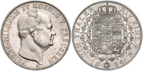 Brandenburg/-Preußen. 
Friedrich Wilhelm IV. 1840-1861. Taler 1854 A. Kahnt&nbsp;377, Davenport&nbsp;773, AKS&nbsp;76, Thun&nbsp;260. . 
vz-st