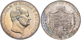 Brandenburg/-Preußen. 
Friedrich Wilhelm IV. 1840-1861. Doppeltaler 1856 A. Kahnt&nbsp;383, Davenport&nbsp;772, AKS&nbsp;70, Thun&nbsp;259. . 
vz-