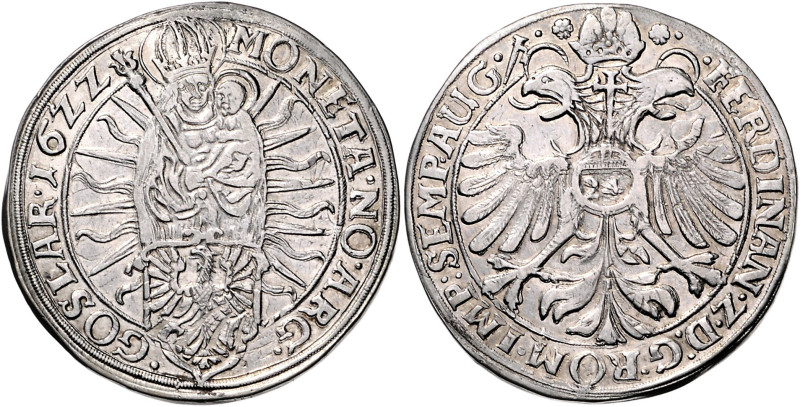 Goslar, Stadt. 
Taler zu 24 Groschen 1622 mit Titel Ferdinand II. Umschrift end...