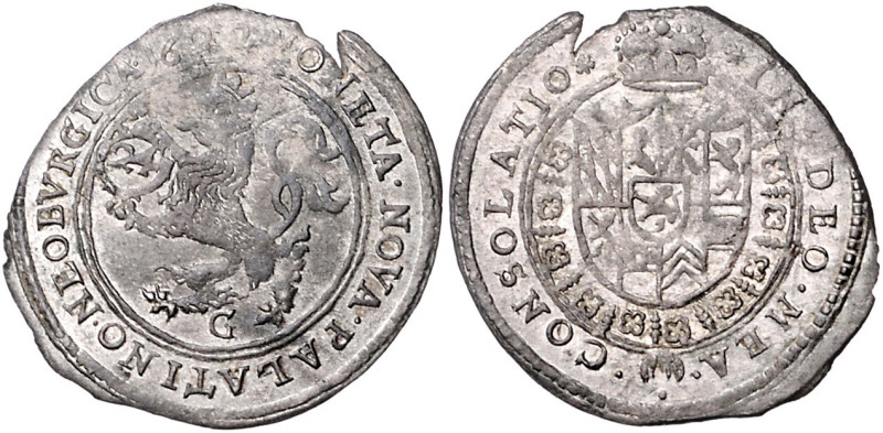 Pfalz-Neuburg. 
Wolfgang Wilhelm 1614-1653. Kipper 24 Kreuzer 1622 G. Slg.&nbsp...