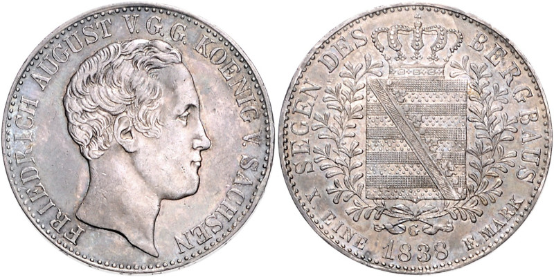 Sachsen/-Albertinische Linie. 
Friedrich August II. 1836-1854. Ausbeutekonventi...