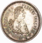 Deutsche Münzen bis 1871. 
Lot von 2 Stücken: FRANKFURT -Vergoldete Medaille 1880 (unsign.) auf das 5. Deutsche Turnfest (ss-vz, etwas Belag 39,6mm 3...