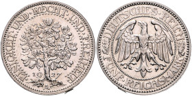 Weimarer Republik. 
5 Reichsmark 1927 A. Jaeger&nbsp;331. . 
ss
