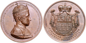 Haus Habsburg. 
Ferdinand I. 1835-1848. Bronzemedaille 1835 (v. Boehm) auf die Huldigung Siebenbürgens in Hermannstadt. Slg.&nbsp;Montenuovo&nbsp;256...