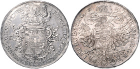 Neufürsten-Schlick. 
Leopold Heinrich 1766-1770. Taler 1767 Prag. Davenport&nbsp;1197, Donebauer&nbsp;3848. Hklsp. Die Münze aus Auktion 81, wurde vo...