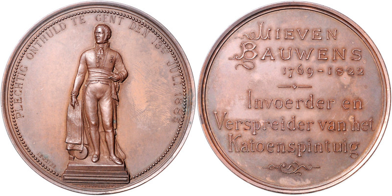 Belgien-Gent. 
Bronzemedaille 1885 (v. Lemaire) Zur Erinnerung an Lieven Bauwen...