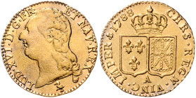 Frankreich. 
Ludwig XVI. 1774-1793. Louis d'or 1788 A. Friedberg&nbsp;475, Gadoury&nbsp;363. . 
ss-