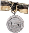 Schützenmedaillen. 
Stuttgart. 
Silbermedaille 1929 gepunzt (v. M.&W.) auf die Gilde-Meisterschaft, mit Punze 950. Kaiser&nbsp;71b. mit Öse, an schw...