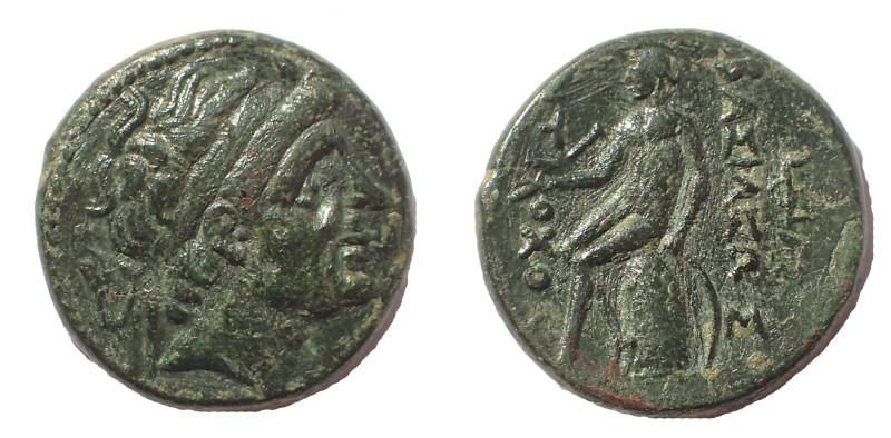 Seleukid Kingdom. Antiochos I Soter (281-261 BC). Ae. 16 mm. 3.8 gm. Antioch on ...