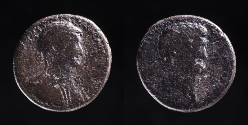 Seleucis and Pieria. Antioch. Cleopatra and Marcus Antonius Ar Tetradrachm circa...