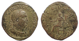 Balbinus, 238 AD. Æ Sestertius, Struck April-May AD 238, Rare.