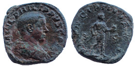 Philip II. As Caesar, AD 244-247. Æ Sestertius 