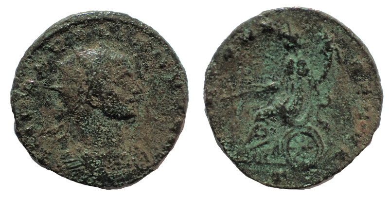 Aurelian, 270-275 AD. AE antoninianus, 20 mm. 3.4 gm. Obv: IMP AVRELIANVS AVG, r...