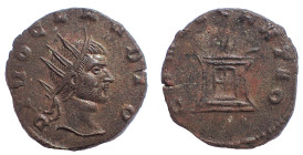 Divus Claudius II Gothicus Æ Antoninianus, November AD 270-January 271. Struck under Quintillus or Aurelian.
