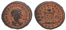 Constantine II, as Caesar, Æ Nummus. Lugdunum, AD 321-322