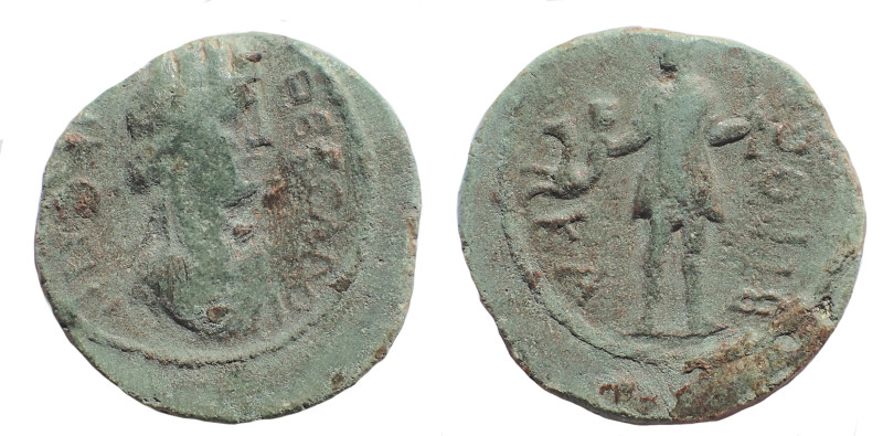 Macedon, Thessalonica. temp. Domitian to Nerva, AD 81-97. Æ 21 mm. 6.6 gm. Obv: ...