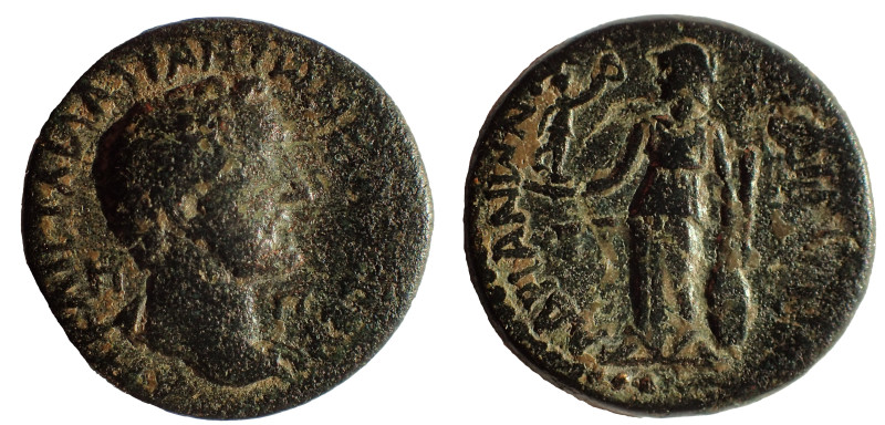 Cilicia, Mopsus. Antoninus Pius AD 138-161. AE 13 mm, 10.12 gm. Obv: Bare-headed...