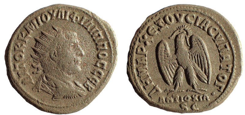 Syria Seleucis Pieria Antioch Philip Arab AD 244-249. Tetradrachm Billon. 26 mm,...