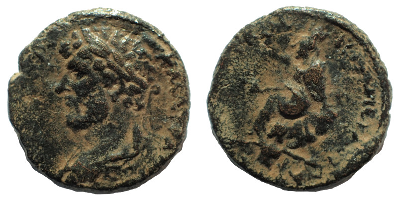 Commagene, Samosata. Lucius Verus AD 161-169. Æ 23 mm. 10.1 gm. Obv: Laureate, d...