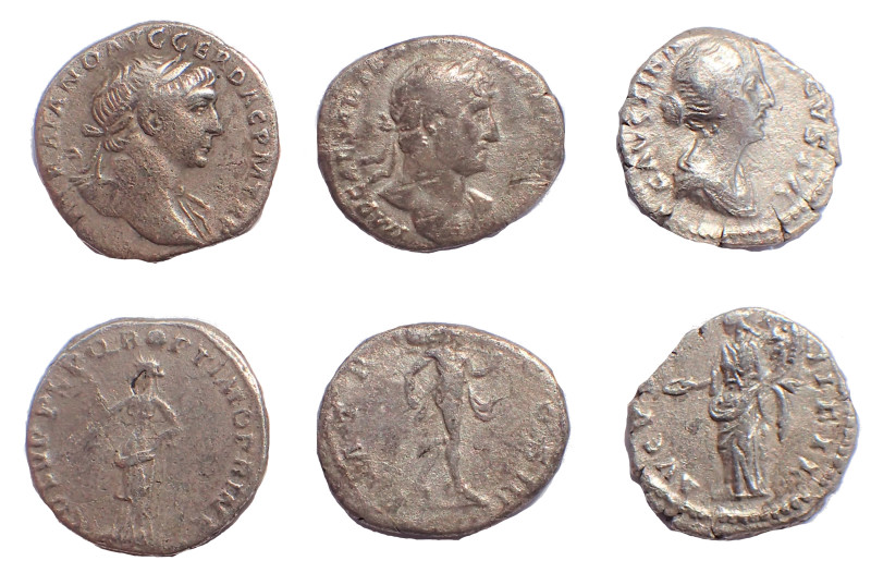 Lot of 3 Roman Denarii