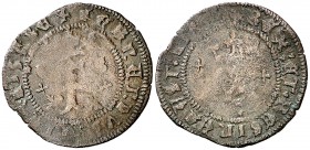 Reyes Católicos. Granada. 1 blanca. (Cal. 605) (Seb. 593 var). 0,85 g. BC.