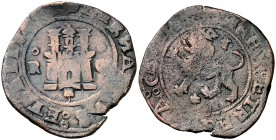 Reyes Católicos. Granada. 2 maravedís. (Cal. 599) (Seb. 564). 3,91 g. Cospel grande. BC+.