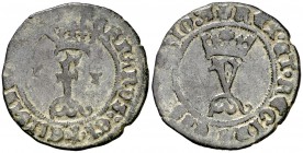 Reyes Católicos. Toledo. 1 blanca. (Cal. 673) (Seb. 864 var). 1,53 g. MBC.