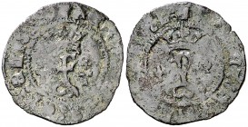 Reyes Católicos. Toledo. 1 blanca. (Cal. 674) (Seb. 862). 1,06 g. BC+.