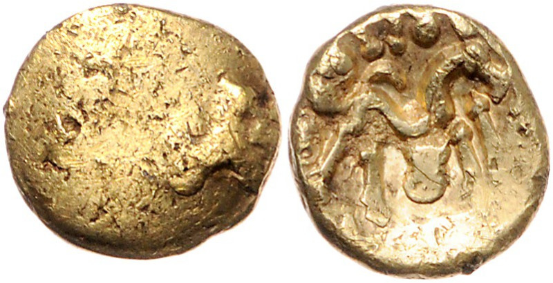 KELTEN, AMBIANI, Nördliches Gallien, Gegend in Belgien um Amiens, AV Stater (60-...