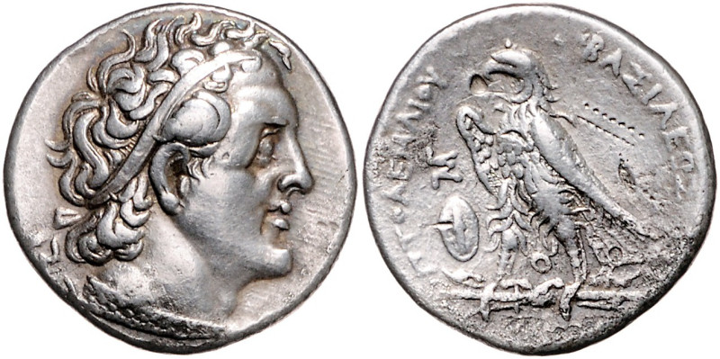 ÄGYPTEN, Ptolemaios II., 285-246 v.Chr., AR Tetradrachme. Diad. Büste r., trägt ...