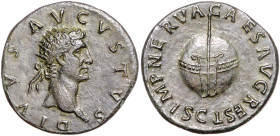 RÖMISCHES REICH, Augustus, 27 v.-14 n.Chr., posthum unter Nerva, 98 n.Chr., AE Dupondius, Rom. Büste mit Strahlenkrone r., DIVVS AVGVSTVS. Rs.Ruder au...