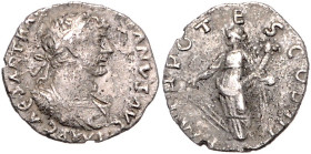 RÖMISCHES REICH, Hadrian, 117-138, AR Denar COS III (119-125), Antiochia. Belorb. und gepanzerte Büste r. Rs.Tyche mit Steuerruder und Füllhorn n.l.st...