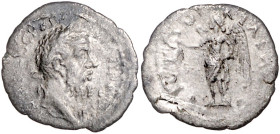 RÖMISCHES REICH, Pescennius Niger, 193-194, AR Denar (193-194), Syrien, Antiochia. Belorb.Kopf r. Rs.Victoria l. stehend mit Kranz und Palmzweig. 1,90...