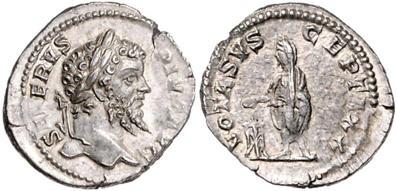 RÖMISCHES REICH, Septimius Severus, 193-211, AR Denar IMP XI =198-202, Belorb.Ko...