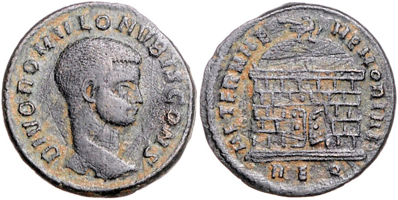 RÖMISCHES REICH, Romulus, Sohn des Maxentius, +309, AE Follis, posthum (310-311)...