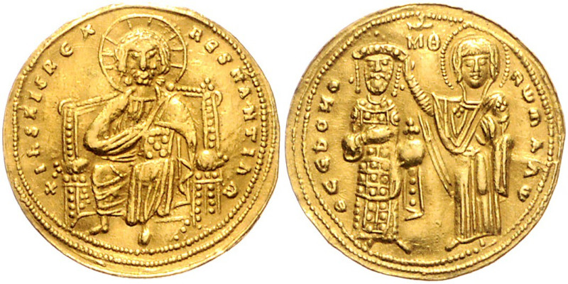 BYZANTINISCHES REICH, Romanos III. Argyrus, 1028-1034, AV histamenon nomisma =Sc...